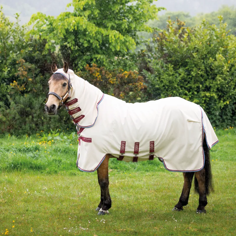 Horseware Rambo Pony Hoody - Sand/Cherry/Peach/Blue